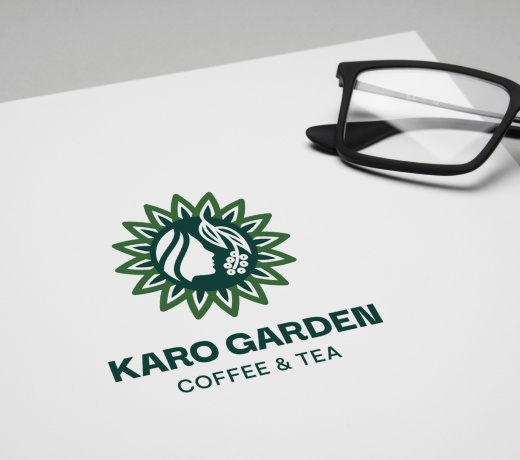 THIẾT KẾ LOGO QUÁN CAFE KARO GARDEN TẠI TP. HCM