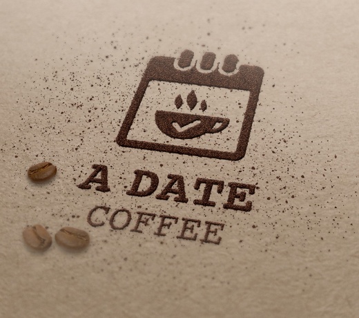 THIẾT KẾ LOGO A DATE COFFEE ANH KHANG TP. HCM