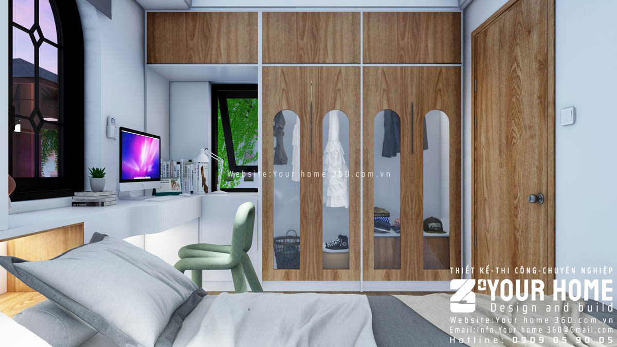 thiết kế biệt thự tân cổ điển tai bình phước